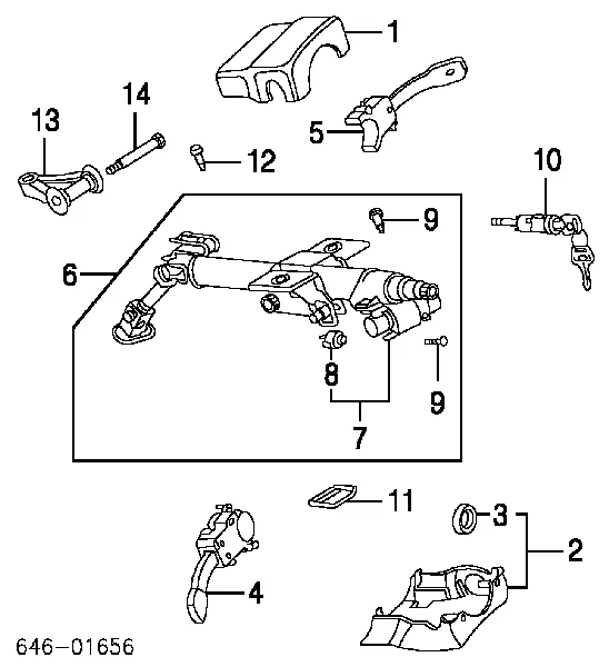 Stacyjka zapłonowa 1J0419959 VAG