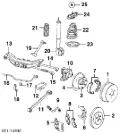 Zacisk hamulcowy tylny prawy Opel Sintra 