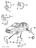 Główny cylinder hamulców Ford Focus DFW
