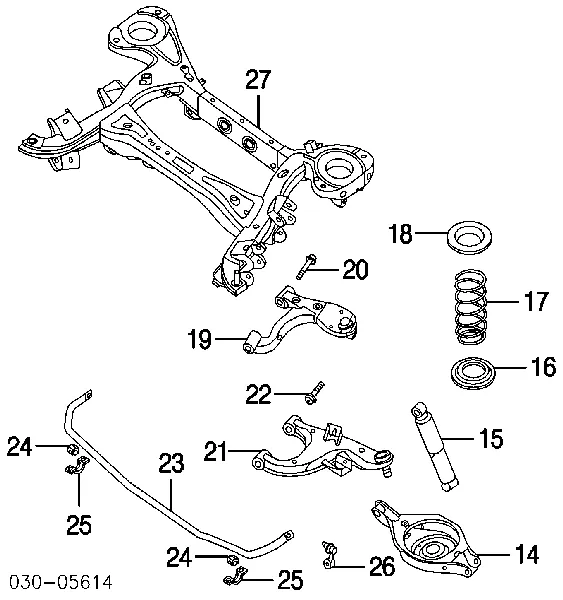 Sprężyna tylna Nissan Armada TA60