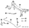 Łącznik stabilizatora tylnego Mazda 6 GY