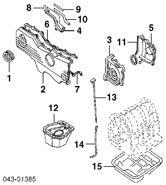 Koło pasowe wału korbowego 12305AA251 Subaru
