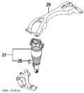 Amortyzator tylny prawy Volkswagen Touareg 7LA, 7L6, 7L7