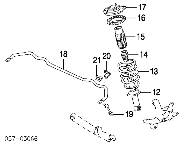 Tuleja stabilizatora tylnego MR589402 Mitsubishi