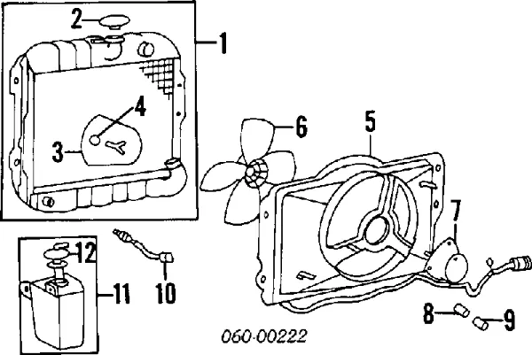 Pokrywa (korek) chłodnicy 2533011415 Hyundai/Kia