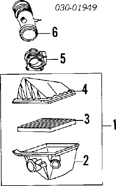 Filtr powietrza 165460Z000 Nissan/Infiniti