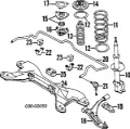 Tuleja stabilizatora przedniego Nissan Sunny N14