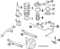 Tuleja stabilizatora tylnego Nissan Sunny N14