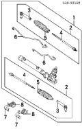 Końcówka drążka kierowniczego zewnętrzna Nissan Bluebird T72 , T12