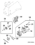 Sprężarka klimatyzacji Nissan Almera N15