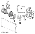 Pas napędowy mechanizmów Nissan Almera N16