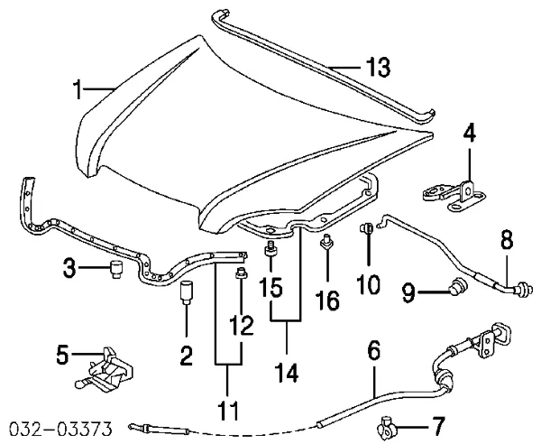 Maska silnika 60100S9AA90ZZ Honda