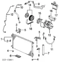 Pas napędowy mechanizmów Honda FR-V BE