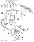 Pompa wspomagania hydraulicznego kierownicy Mazda Premacy CP