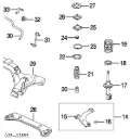 Podpora amortyzatora przedniego prawego Mazda Tribute EP