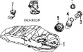 Element-turbina pompy paliwa Hyundai Accent LC