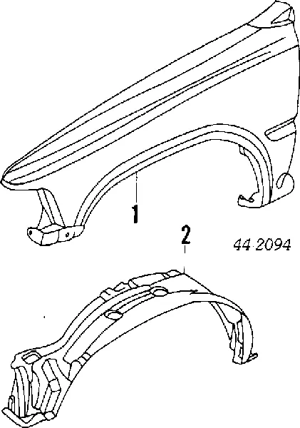 Błotnik przedni prawy Toyota 4 Runner N130