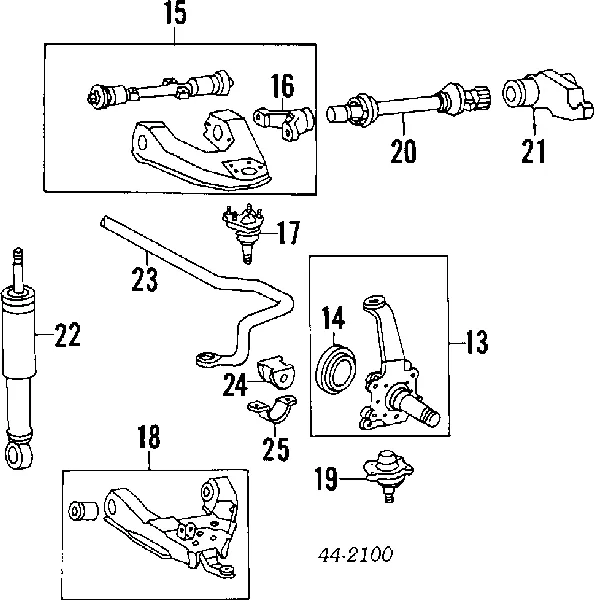 Amortyzator przedni 4851139647 Toyota