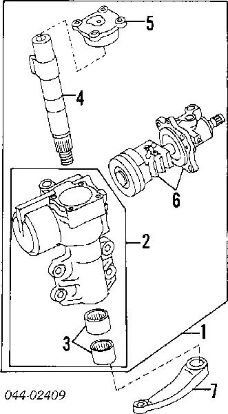 Mechanizm kierowniczy (reduktor) 03930211 Lizarte