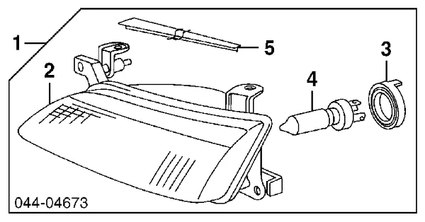 Reflektor prawy 81110AA010 Toyota