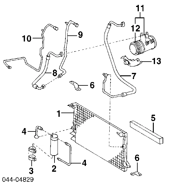 Chłodnica klimatyzacji 8846028220 Toyota
