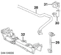 Tuleja stabilizatora przedniego Toyota Hiace H10