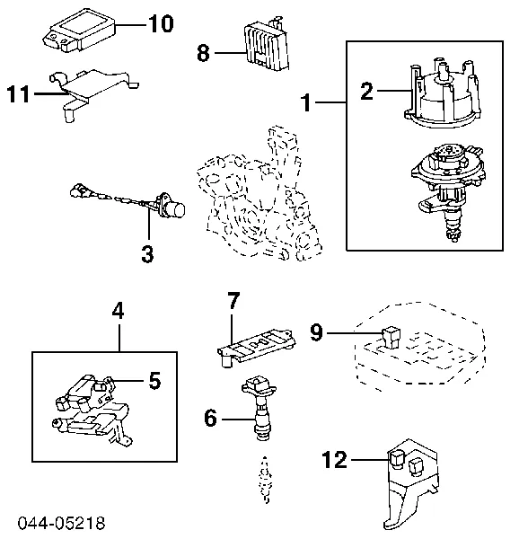 Przekaźnik wentylatora Toyota Previa ACR3