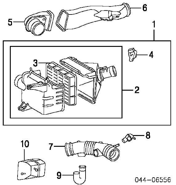 Filtr powietrza 1780146060 Toyota