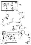 Pompa wspomagania hydraulicznego kierownicy Lexus RX U3