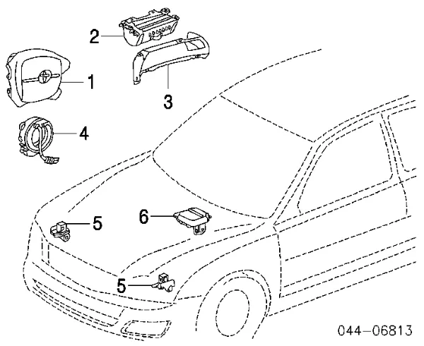 Pierścień kontaktowy AIRBAG, taśma kierownicy HCS0105 Hotaru