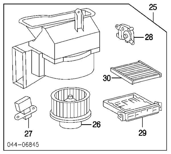Filtr kabiny 8889941010 Toyota