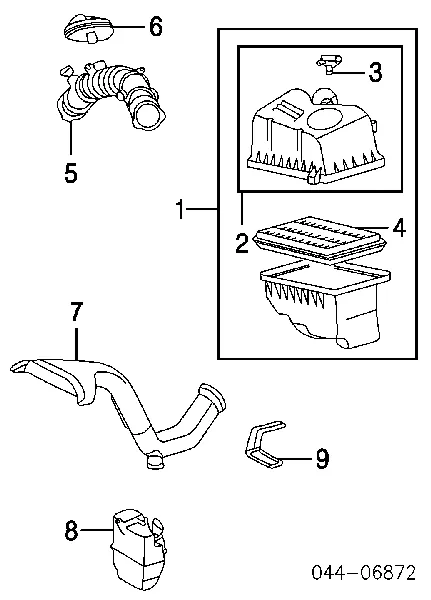 Filtr powietrza 178010H010 Toyota