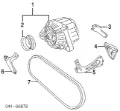 Pas napędowy mechanizmów Toyota Highlander ACU2, MCU2