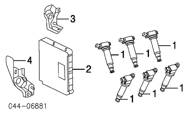 Cewka zapłonowa 9008019016 Toyota