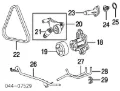 Pas napędowy mechanizmów Toyota Land Cruiser J150