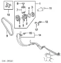 Zestaw naprawczy pompy wspomagania hydraulicznego Lexus RX U3