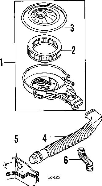 Filtr powietrza 8942060070 Isuzu