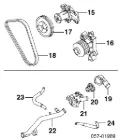 Pas napędowy mechanizmów Mitsubishi Carisma DA