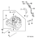 Element-turbina pompy paliwa Honda Civic EU, EP, EV