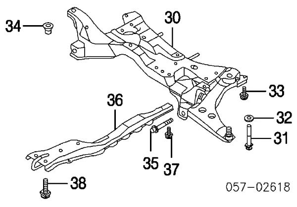 Korpus osi przedniej Q3760348 Q-fix