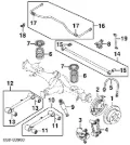 Zacisk hamulcowy tylny lewy Opel Frontera 6B