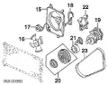 Pas napędowy mechanizmów Renault Espace JK0