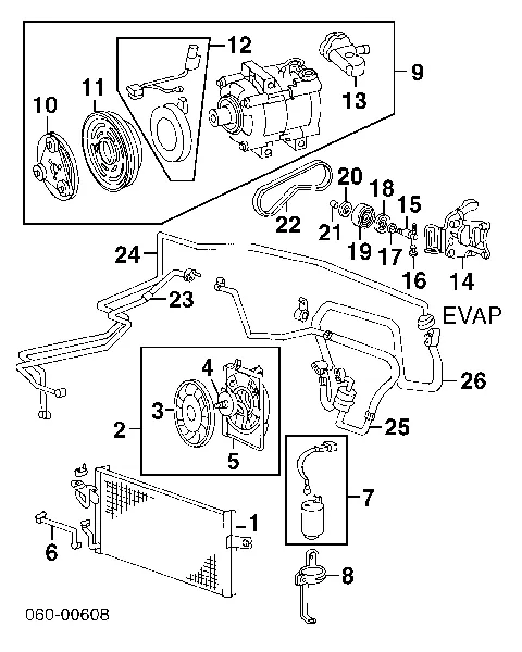 Rolka napinacza paska napędowego 9783429000 Hyundai/Kia