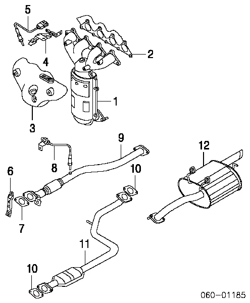Sonda lambda, czujnik tlenu DE3921022600 DECARO
