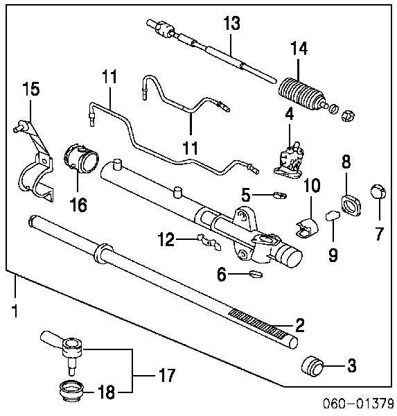 Drążek kierowniczy 5778526200 Hyundai/Kia