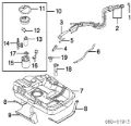 Element-turbina pompy paliwa Hyundai Sonata EU4