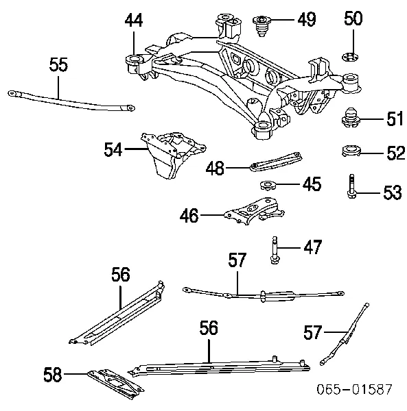 Silentblock tylnej belki Lexus GS JZS160