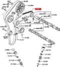 Łańcuch rozrządu Mazda 323 BA