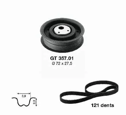 Pasek rozrządu, zestaw 530016210 LUK