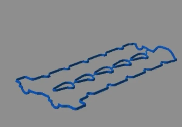 Uszczelka pokrywy zaworowej silnika 6650160121 Ssang Yong